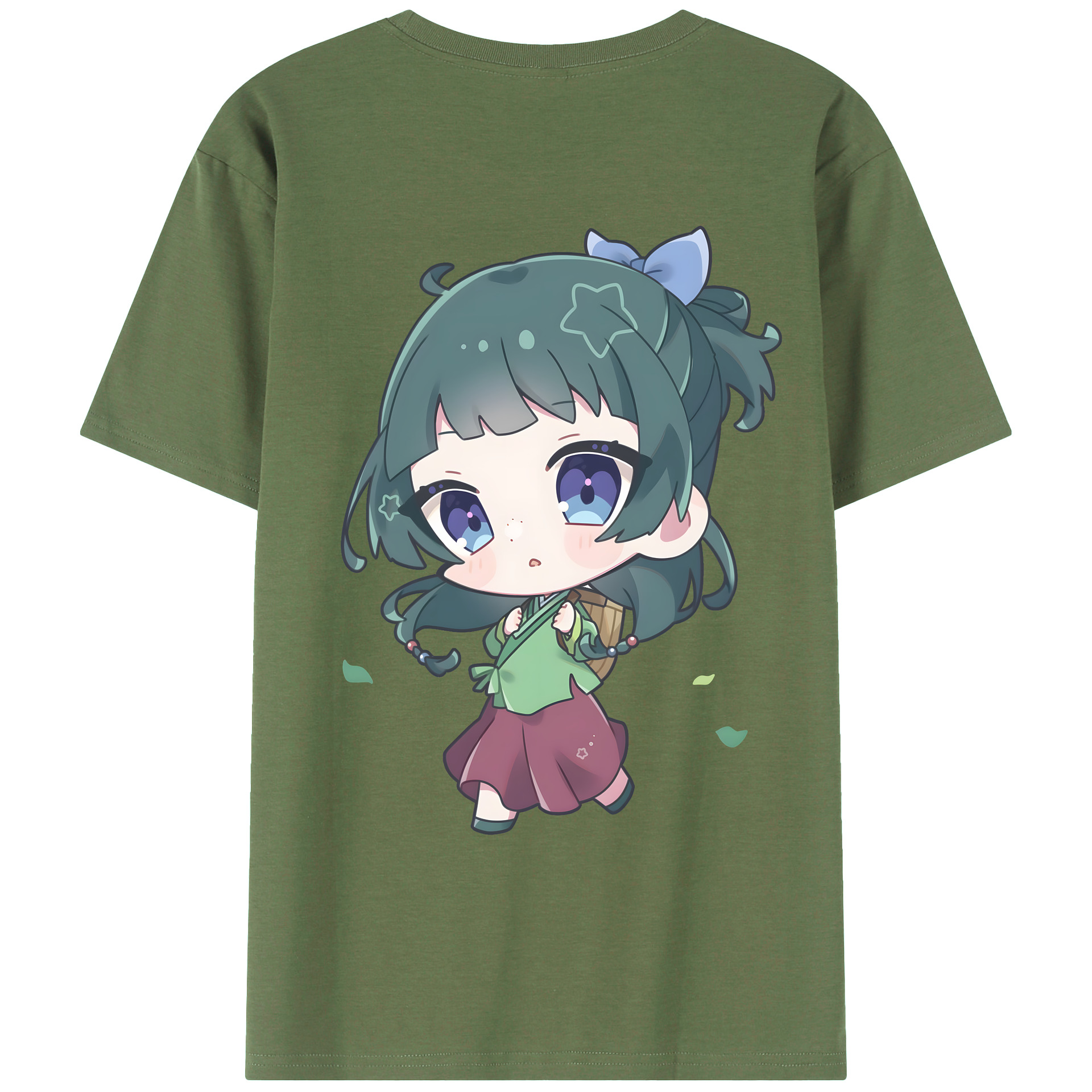 （画像用） 薬屋のひとりごと The Apothecary Diaries 綿100％ メンズ半袖Tシャツ（バックプリント） 通気性